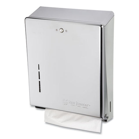 C-fold/multifold Towel Dispenser, 11.38 X 4 X 14.75, Chrome