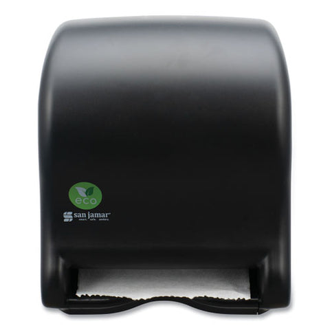 Ecological Automatic Towel Dispenser, 9.1 X 14.4 X 11.8, Black