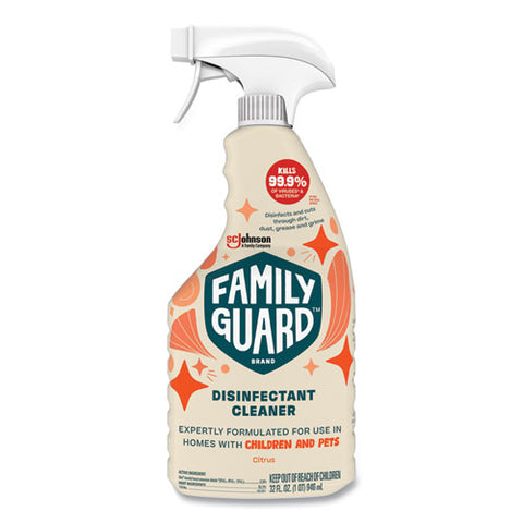 Disinfectant, Citrus Scent, 32 Oz Trigger Bottle, 8/carton