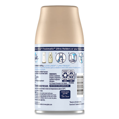 Automatic Air Freshener, Clean Linen, 6.2 Oz