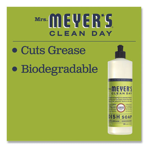 Dish Soap, Lemon Verbena Scent, 16 Oz Bottle