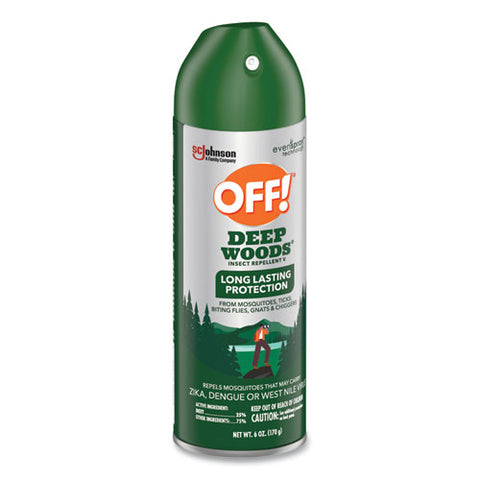 Deep Woods Insect Repellent, 6 Oz Aerosol Spray, 12/carton