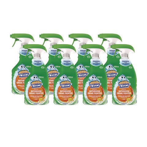 Multi Surface Bathroom Cleaner, Citrus Scent, 32 Oz Spray Bottle, 8/carton