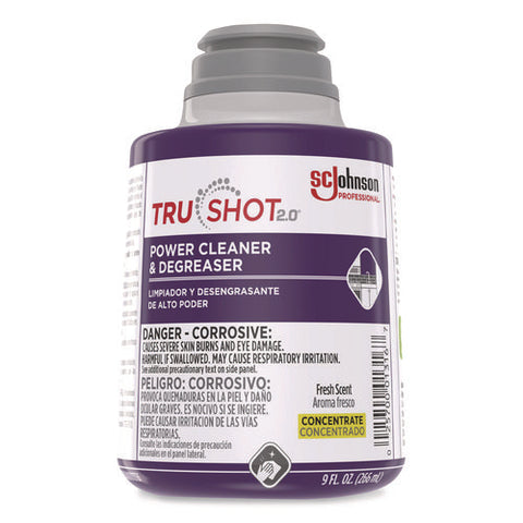 Trushot 2.0 Power Cleaner, Fresh Scent, 9 Oz Cartridge, 4/carton