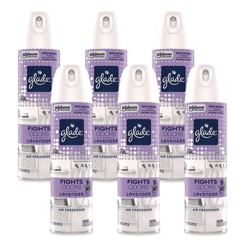 Air Freshener, Lavender, 7.3 Oz Aerosol Spray Bottle, 6/carton