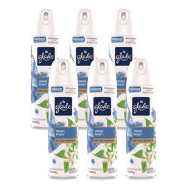 Air Freshener, Clean Linen, 7.3 Oz Aerosol Spray Bottle, 6/carton