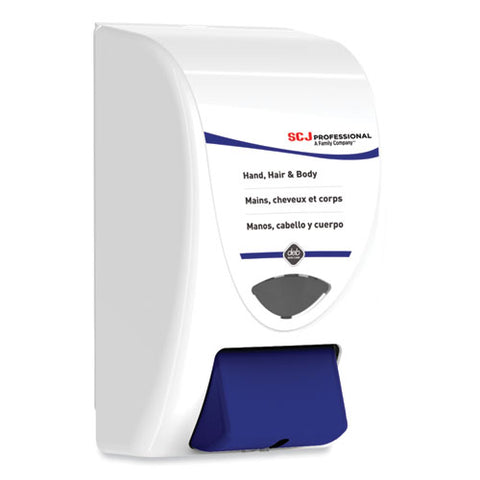 Cleanse Hand, Hair And Body Dispenser, 2 L, 6.4 X 5.7 X 11.5, White/blue, 8/carton