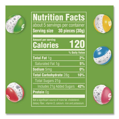 Pop'd Freeze Dried Candy, Sour, 5.5 Oz Bag