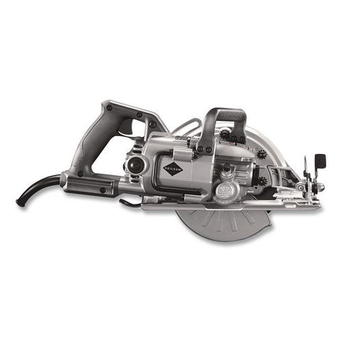 7-1/4" Aluminum Worm Drive Circular Saw With Carbide Blade, 0 To +51 Degree Bevel Range, 24 T Blade