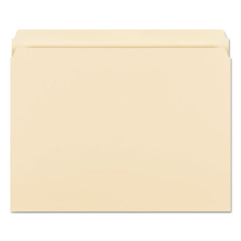 Manila File Folders, Straight Tabs, Letter Size, 0.75" Expansion, Manila, 100/box