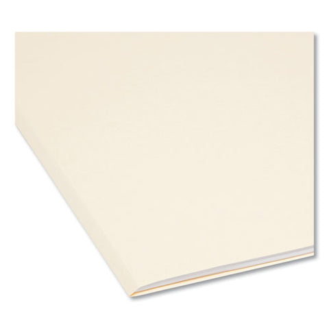 Reinforced Guide Height File Folders, 2/5-cut Printed Tabs: Right Position, Letter Size, 0.75" Expansion, Manila, 100/box