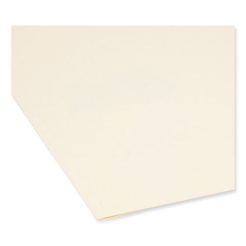 Supertab Reinforced Guide Height Top Tab Folders, 1/3-cut Tabs: Assorted, Letter Size, 0.75" Expansion, Manila, 100/box