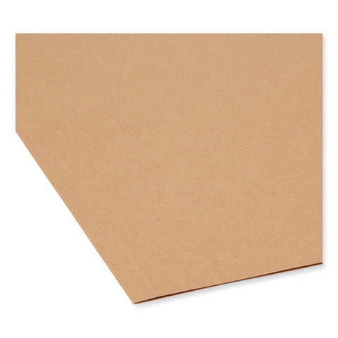 Heavyweight Kraft File Folder, Straight Tabs, Letter Size, 0.75" Expansion, 11-pt Kraft, Brown, 100/box