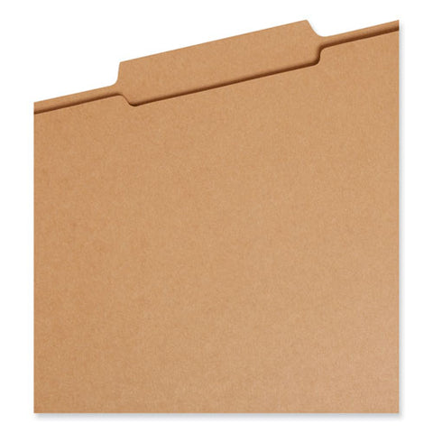 Guide Height Reinforced Heavyweight Kraft File Folder, 2/5-cut Tabs: Right Of Center, Letter, 0.75" Expansion, Brown, 100/box