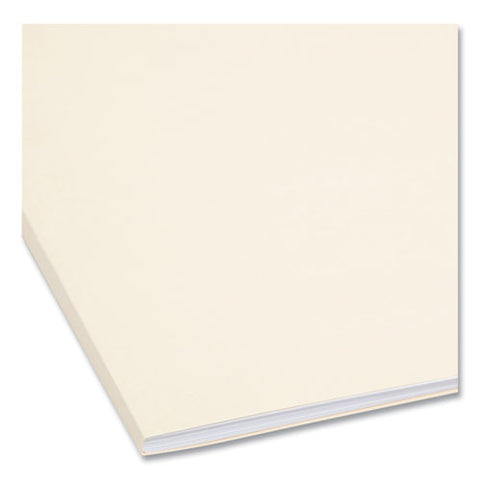 Top Tab Fastener Folders, Guide-height 2/5-cut Tabs, 0.75" Expansion, 2 Fasteners, Letter Size, 11-pt Manila, 50/box