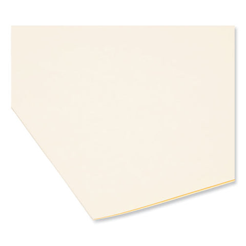 Interior File Folders, 1/3-cut Tabs: Assorted, Legal Size, 0.75" Expansion, Manila, 100/box