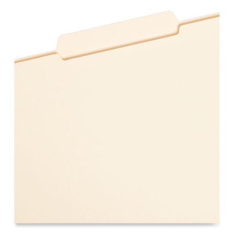 Reinforced Tab Manila File Folders, 1/3-cut Tabs: Center Position, Legal Size, 0.75" Expansion, 11-pt Manila, 100/box