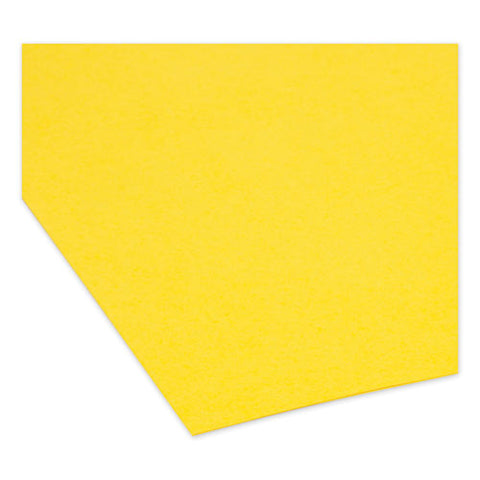 Reinforced Top Tab Colored File Folders, 1/3-cut Tabs: Assorted, Legal Size, 0.75" Expansion, Yellow, 100/box