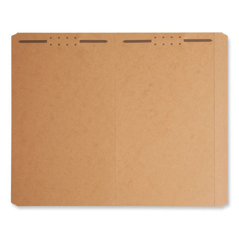 Kraft Fastener Folders, 0.75" Expansion, 2 Fasteners, Legal Size, Kraft Exterior, 50/box