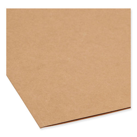 Top Tab Fastener Folders, Guide-height 2/5-cut Tabs, 0.75" Expansion, 2 Fasteners, Legal Size, 11-pt Kraft, 50/box