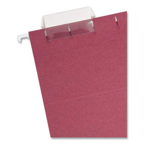 Colored Hanging File Folders With 1/5 Cut Tabs, Letter Size, 1/5-cut Tabs, Assorted Jewel Tone Colors, 25/box