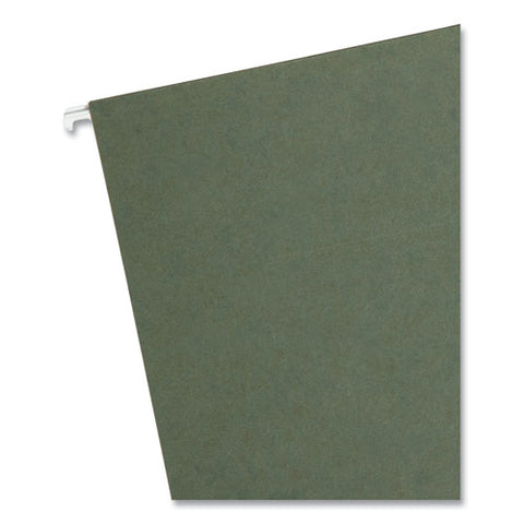 Box Bottom Hanging File Folders, 3" Capacity, Legal Size, Standard Green, 25/box