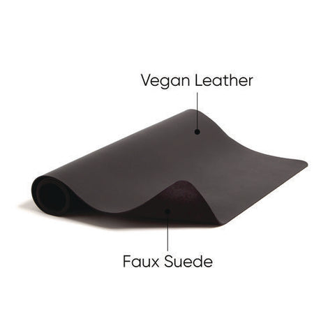 Vegan Leather Desk Pads, 31.5 X 15.7, Charcoal