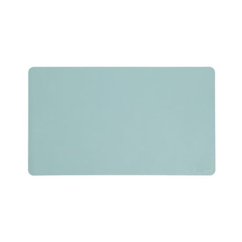 Vegan Leather Desk Pads, 23.6" X 13.7", Light Blue