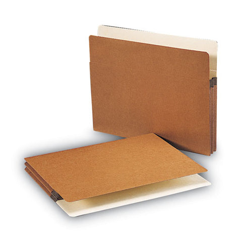 Redrope Drop Front File Pockets, 1.75" Expansion, Letter Size, Redrope, 25/box