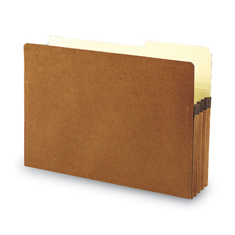 Redrope Drop Front File Pockets With 2/5-cut Guide Height Tabs, 3.5" Expansion, Legal Size, Redrope, 25/box