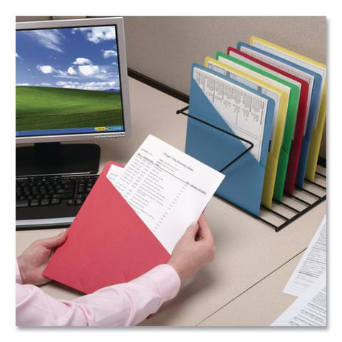 Organized Up Slash Jackets, Letter Size, Red, 25/pack