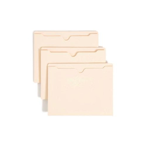 Manila File Jackets, 2-ply Straight Tab, Letter Size, Manila, 50/box