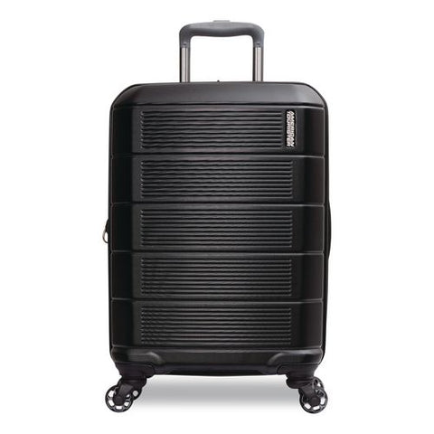 Stratum 2.0 Hardside Spinner Suitcase, 15 X 9.5 X 22, Jet Black