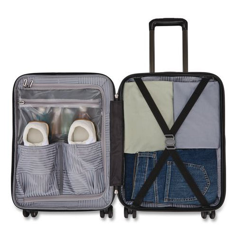 My At Carry-on Hardside Spinner Suitcase, 9.5 X 15 X 22, Black