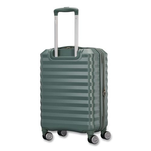 Color Vault Hardside Spinner Suitcase Set, 11 X 11 X 24, Jade Green