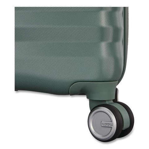 Color Vault Hardside Spinner Suitcase Set, 11 X 11 X 24, Jade Green