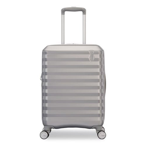 Color Vault Hardside Spinner Suitcase Set, 11 X 11 X 24, Silver