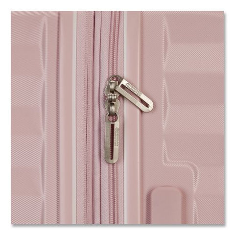 Color Vault Hardside Spinner Suitcase Set, 11 X 11 X 24, Pink Blush