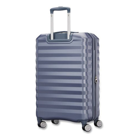 Color Vault Hardside Spinner Suitcase Set, 11 X 11 X 24, Slate Blue