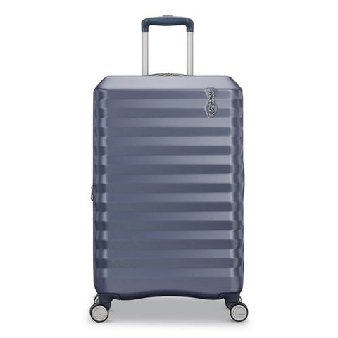 Color Vault Hardside Spinner Suitcase Set, 11 X 11 X 24, Slate Blue