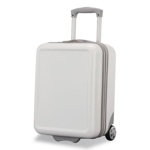 My At Underseater Hardside Carry-on Spinner Suitcase, 8 X 13 X 18, White