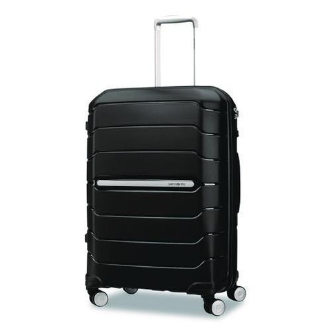 Freeform Hard Side Carry-on Suitcase, Four-wheeled Spinner, 19.6 X 13.4 X 27.95, Black