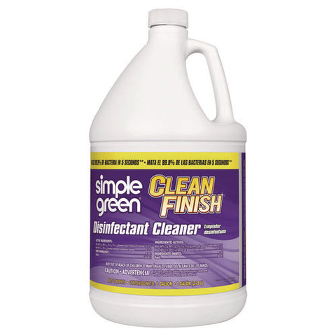 Clean Finish Disinfectant Cleaner, 1 Gal Bottle, Herbal