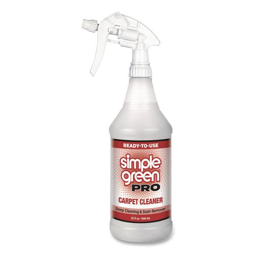 Pro Carpet Cleaner Ready-to-use, 32 Oz Spray Bottle, 12/carton