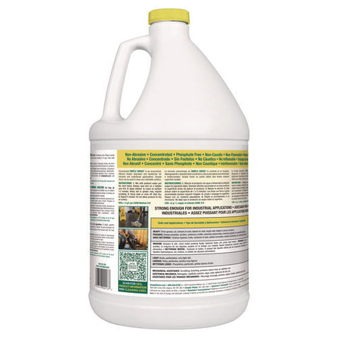 Industrial Cleaner And Degreaser, Concentrated, Lemon, 1 Gal Bottle, 6/carton