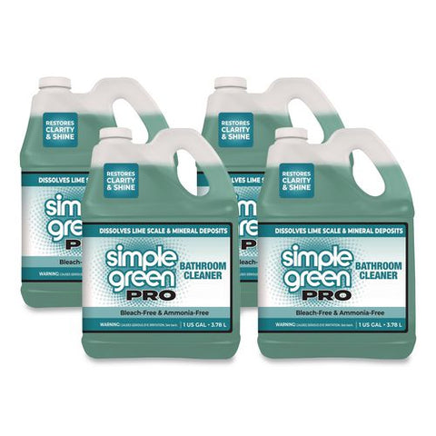 Pro Bathroom Cleaner, 1 Gal Bottle, 4/carton