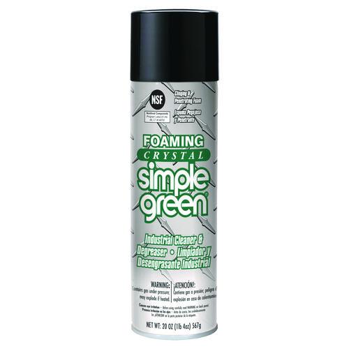Foaming Crystal Industrial Cleaner And Degreaser, 20 Oz Aerosol Can, 12/carton