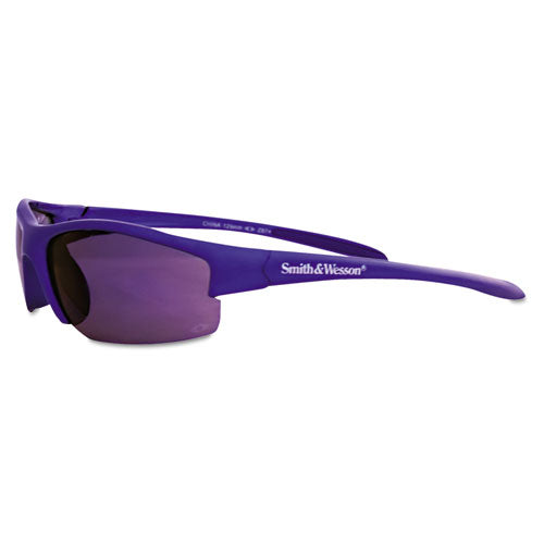 Equalizer Safety Eyewear, Blue Frame, Blue Mirror Lens