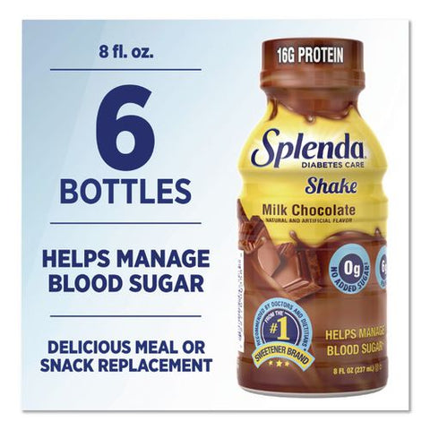 Diabetes Care Sugar-free Shake, Milk Chocolate, 8 Oz Bottle, 24/carton