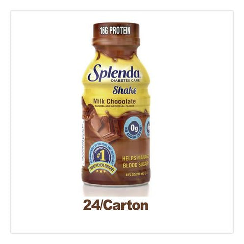 Diabetes Care Sugar-free Shake, Milk Chocolate, 8 Oz Bottle, 24/carton